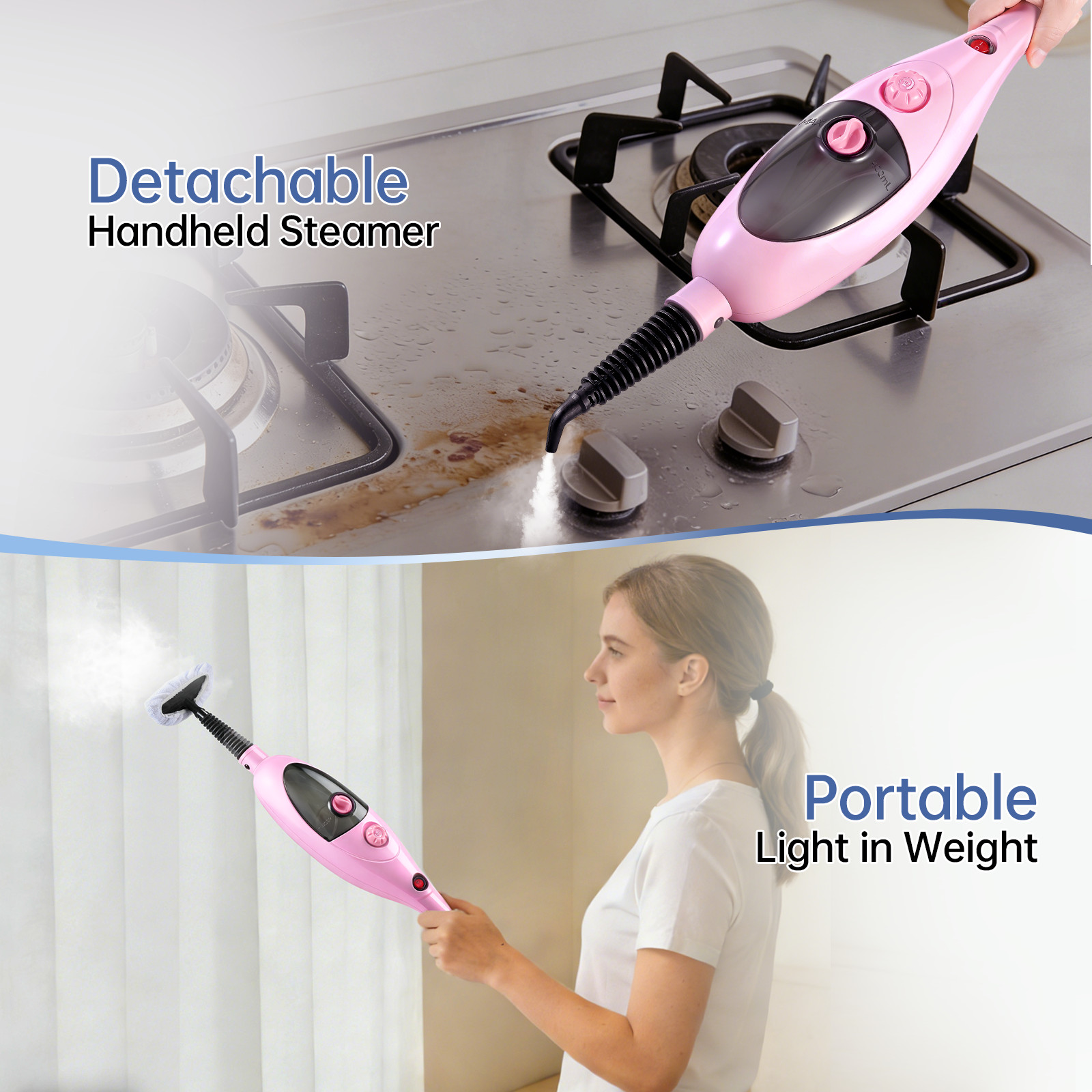 Household Steam cleaner Pet Steam Mop with Multi-Purpose Cleaning Tools