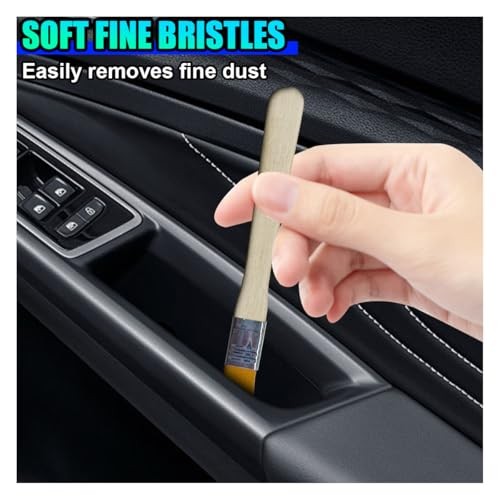 ZIMISI 10PCS Car Detailing Brush Kit, Nylon Anti-Static Car Interior Cleaning