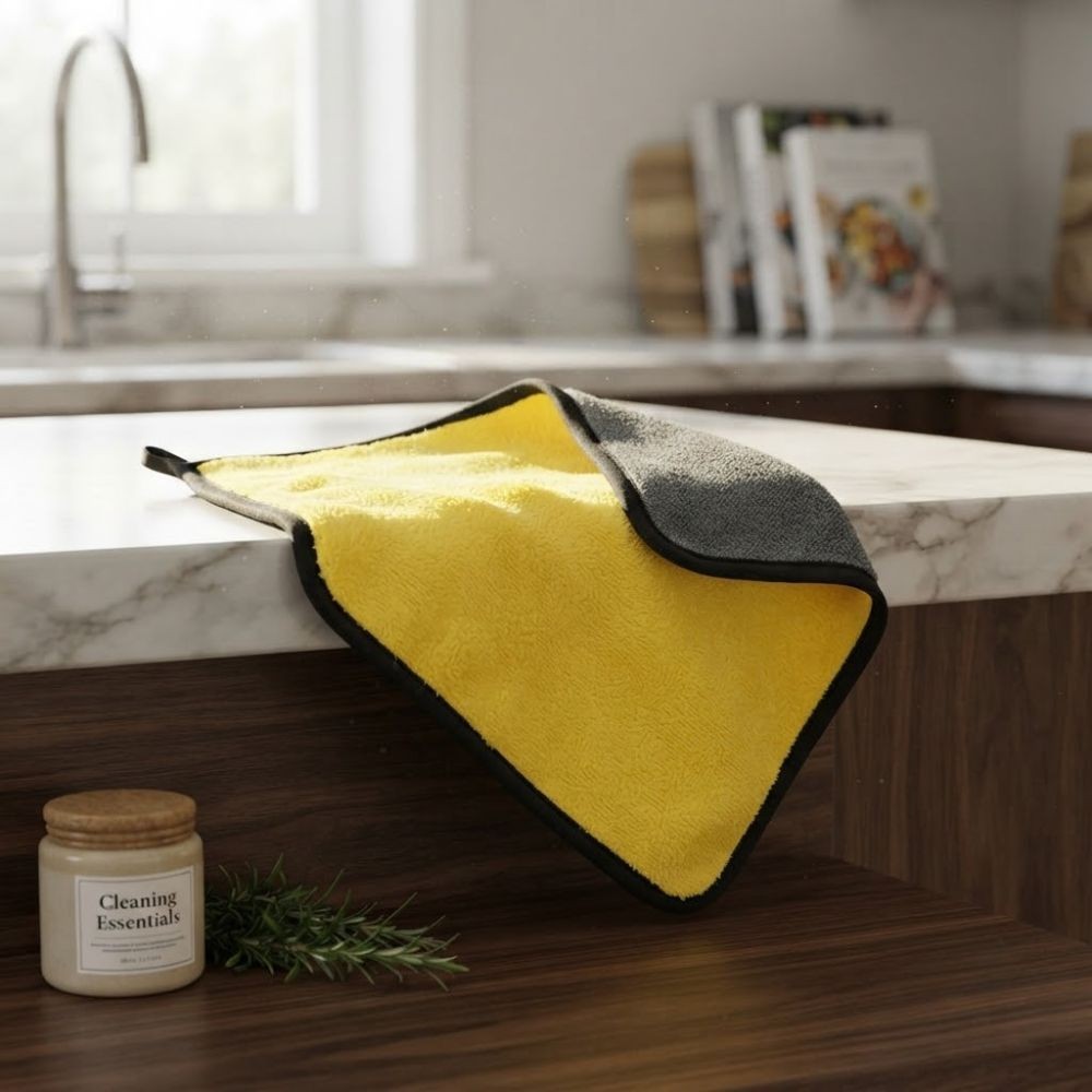 Microfiber Cleaning Towels 30x30cm Thick Soft Car Wash Drying Cloths 1/2/6/12pcs
