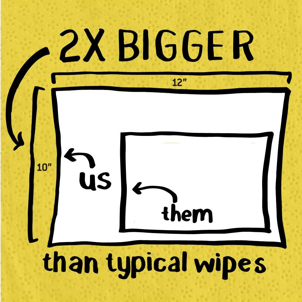 Tub O’ Towels Heavy-Duty Multi-Surface Cleaning Wipes, 10 x 12, 90 Count Ca…