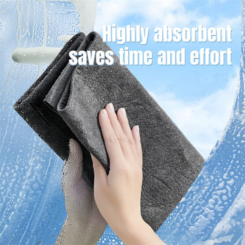 5Pcs Thickened Magic Cleaning Cloth Streak Free Microfiber Cleaning Reusable Rag