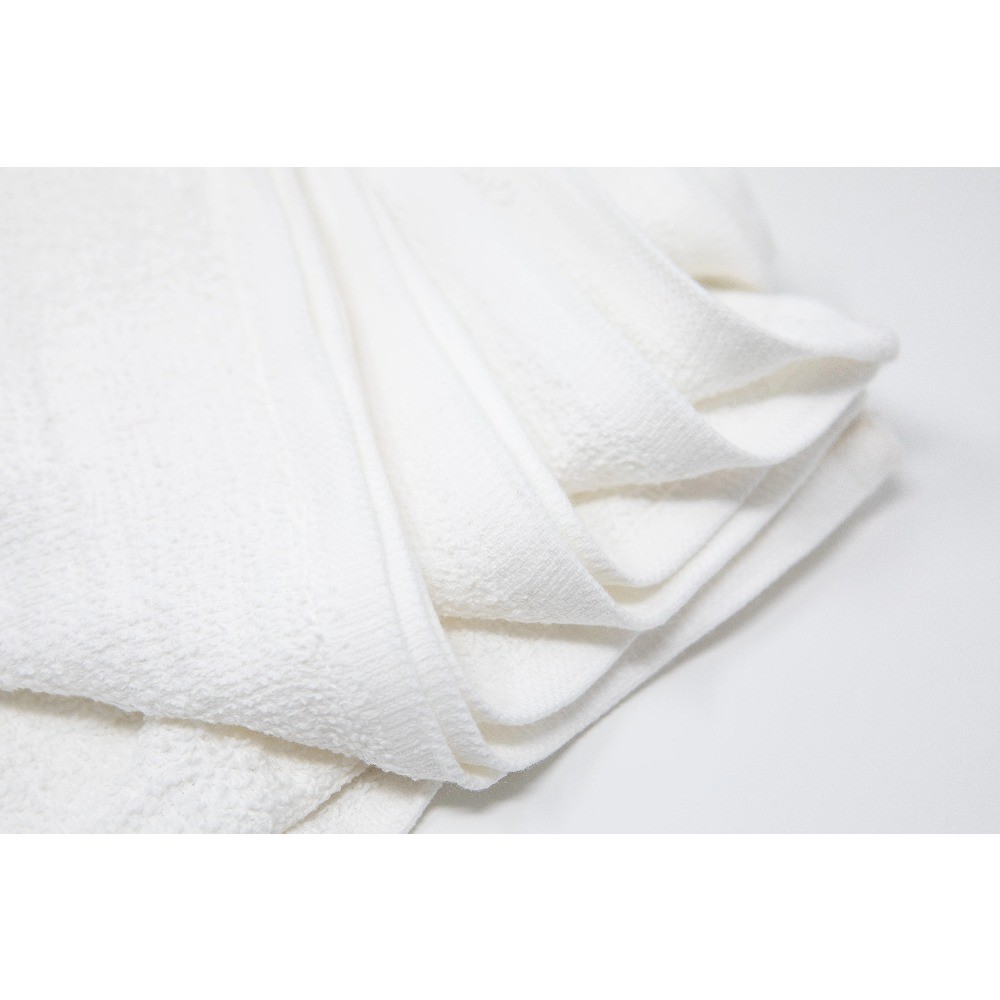 Hyper Tough 100% Cotton 14″ x 17″ All Purpose Terry Towels, 18 Pack, White