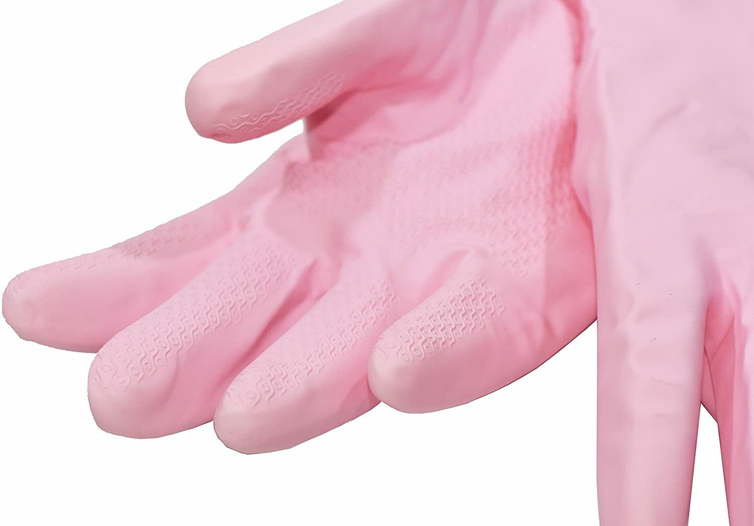 2 PAIRS Household Gloves Latex Free Cleaning Gloves Soft Lining Long Grip 15″