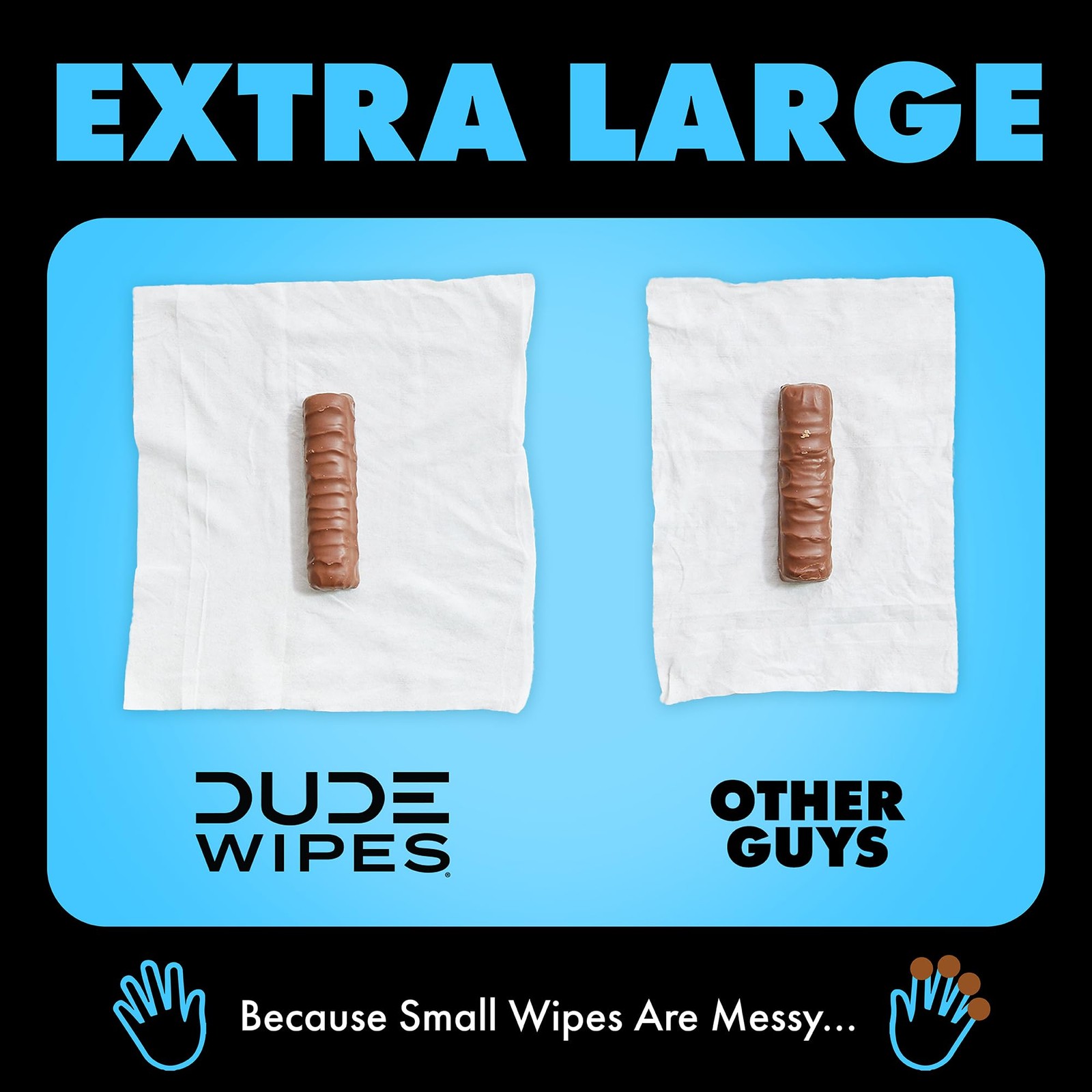 Dude Wipes On-The-Go Flushable Wipes – 1 Pack 30 Count – Unscented Extra-Large