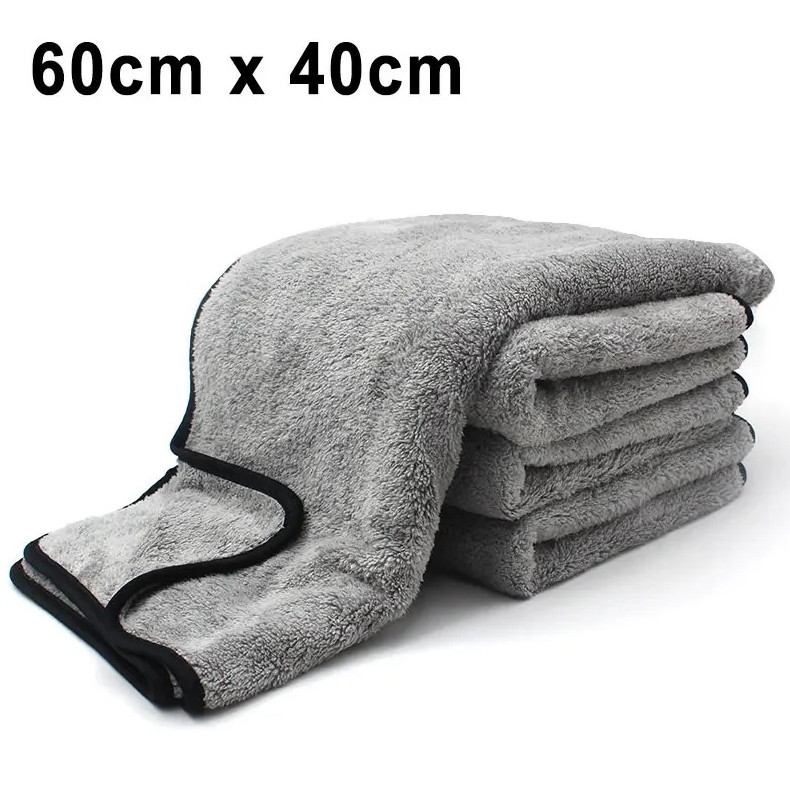 1pcs Ultra-Soft Microfiber Car Wash Towel–High Absorbent Cleaning & Drying Cloth