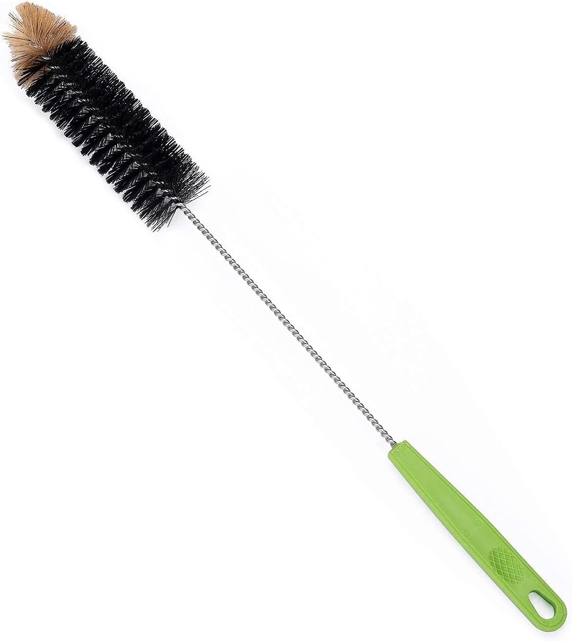 Long Bottle Cleaning Brush 17″ Extra Long Brush for Washing Narrow Black+green