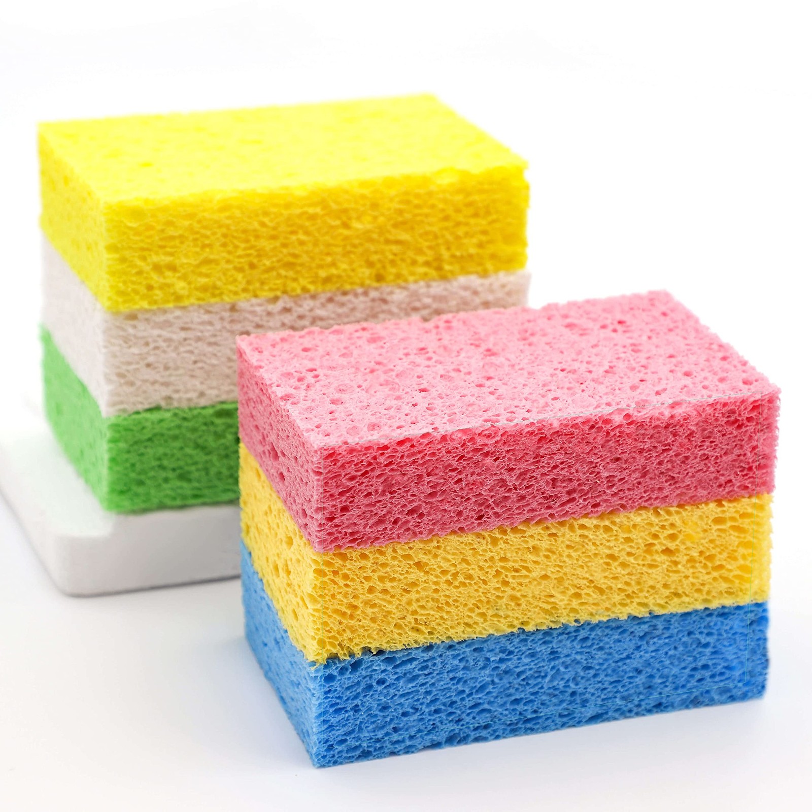 ARCLIBER Cellulose Sponges,Heavy Duty Scrub Kitchen Sponge,Clean Tough Messes…