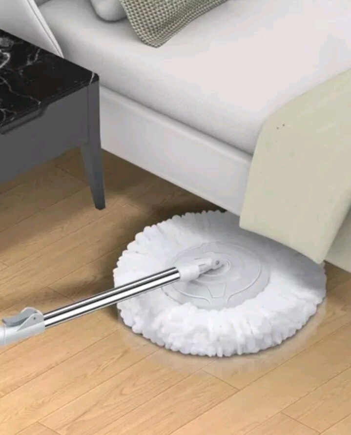 SIMPLI-MAGIC Spin Mop and Bucket with Wringer Set, Mop Bucket Cleaning System