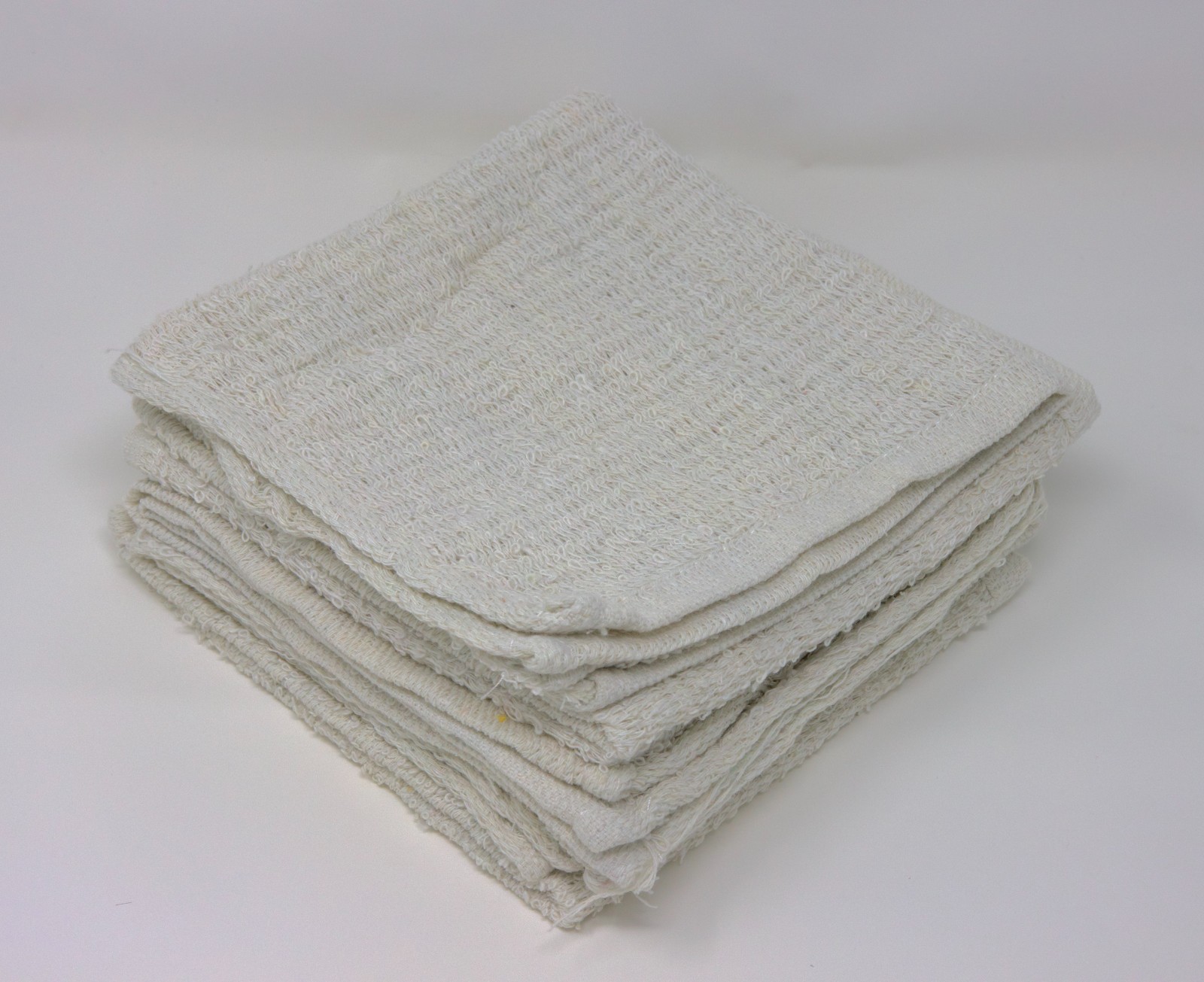 100% Cotton Terry Bar Kitchen Towels White Cleaning Towels 12 / 24 / 48 Pack