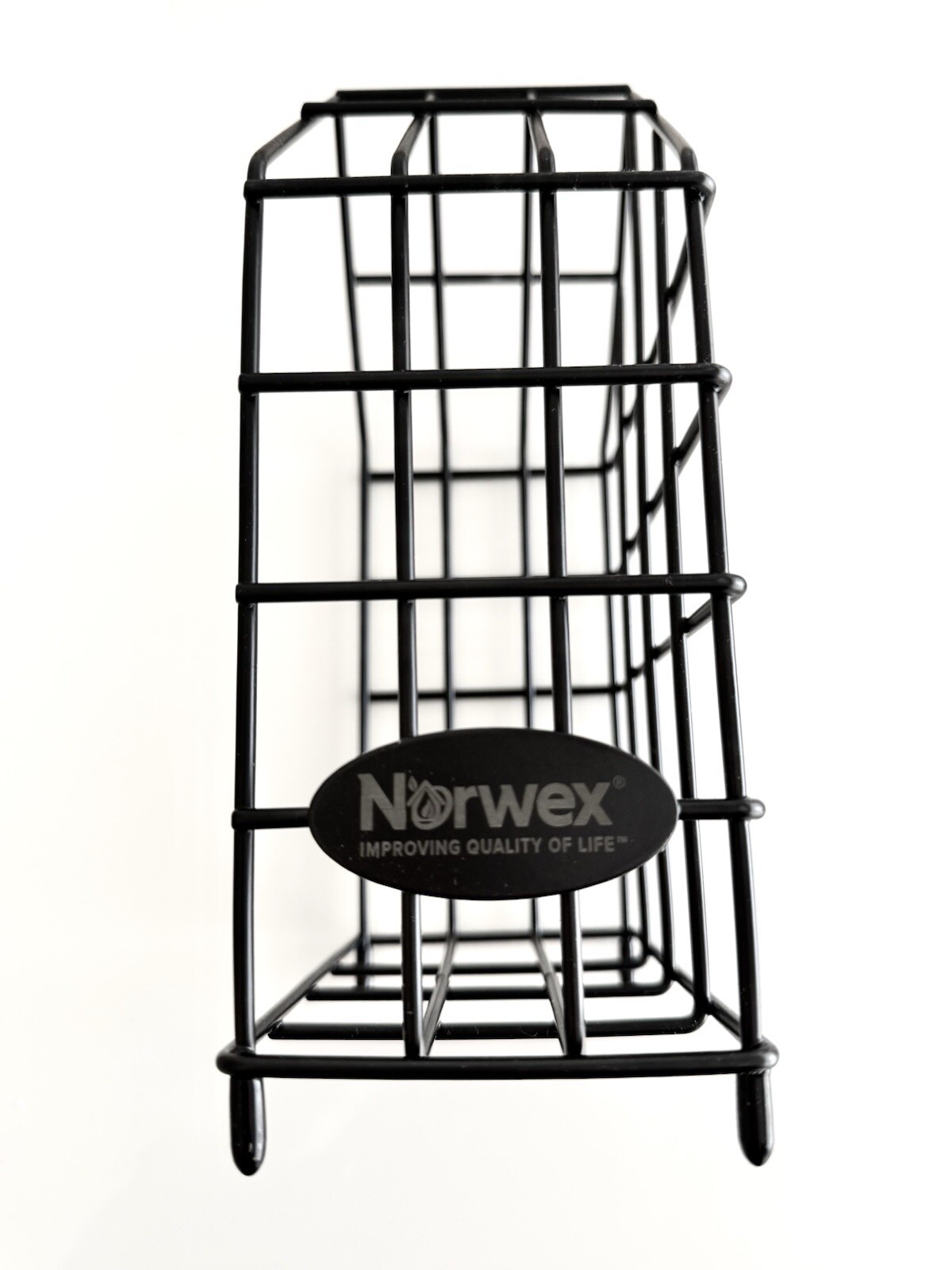 NEW Norwex Counter Cloth Box Storage Organizer Wire House Kitchen Towel Rack NIB