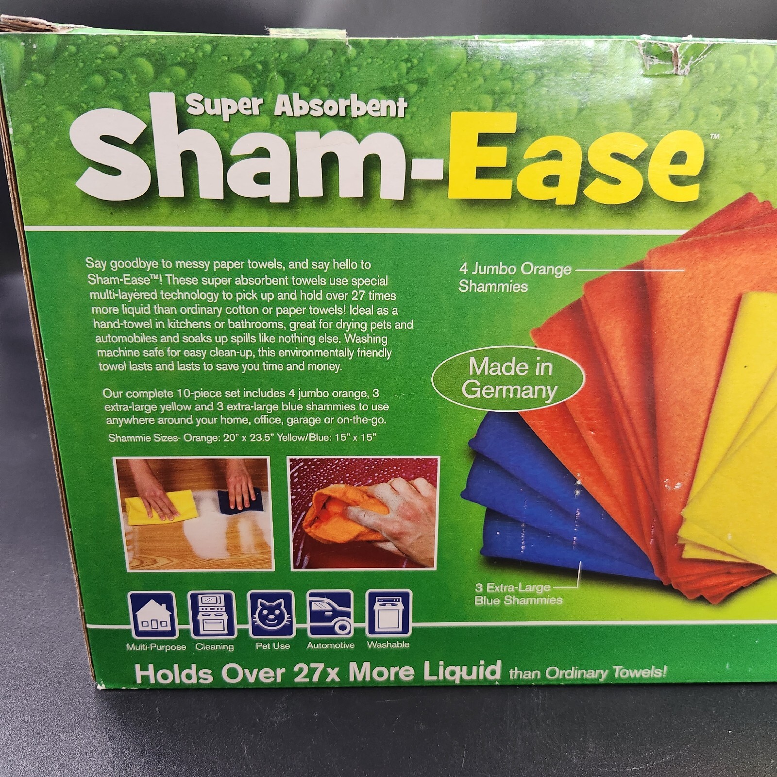 Sham-Ease 10 Pack Shammy Towels Chamois Smart TV Solutions Shammies Germany