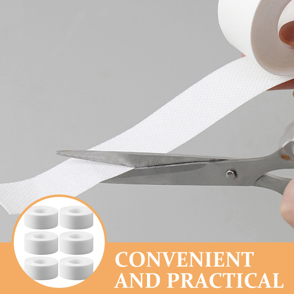 6 Rolls Sweat Tapes Self Adhesive Collar Protector Disposable Shirt Sweat Liner