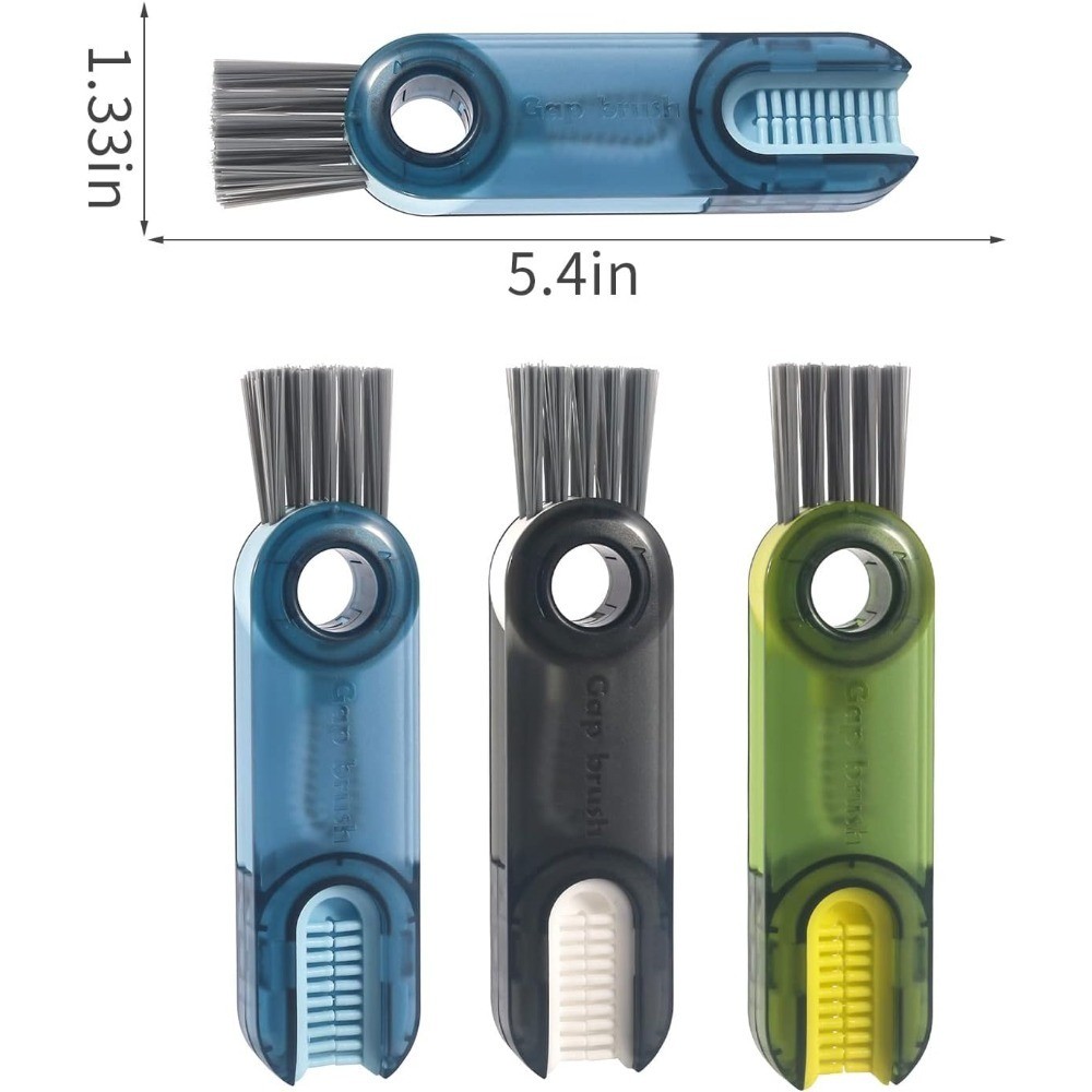 3 in 1 Cup Lid Gap Cleaning Brush Set, Multifunctional Insulation Bottle