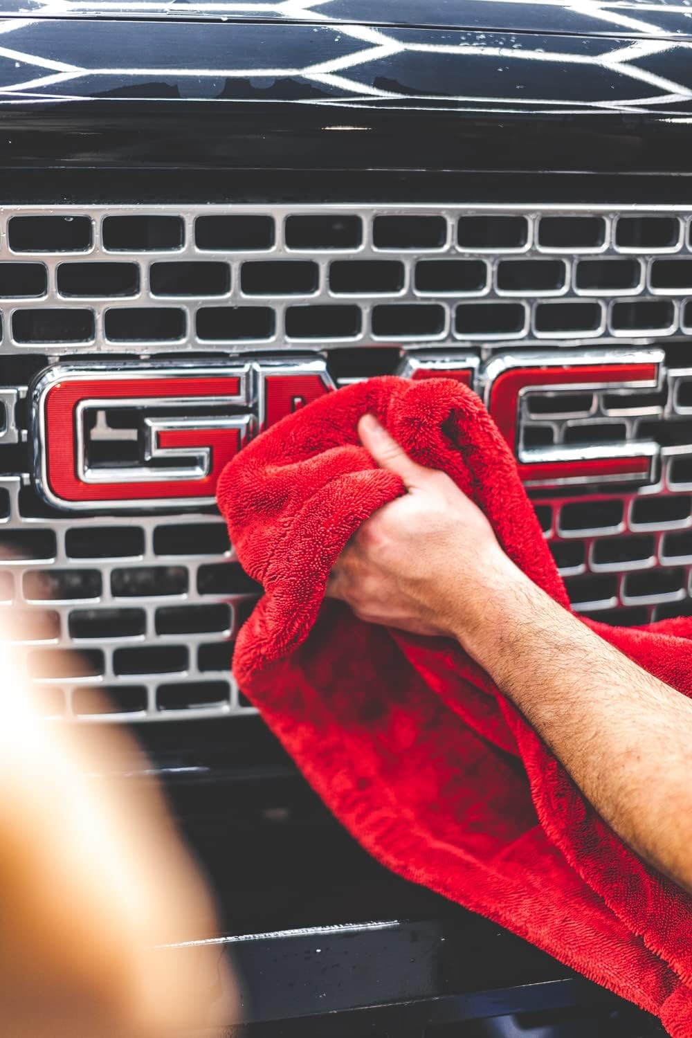 1500gsm Heavy Duty Car Drying Towel 30in x 30in, 70/30 Blend Twist Loop Design