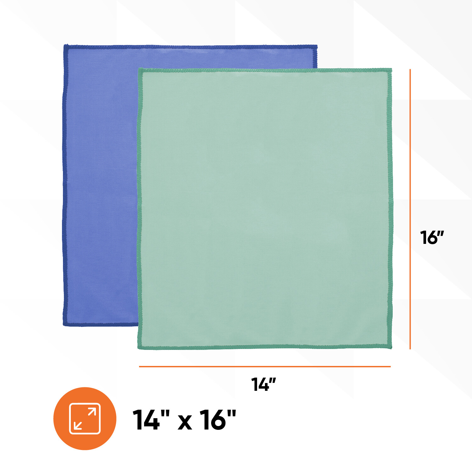 Superio Microfiber Cloth Glass Cleaning Cloth for Mirror/Window Streak Free