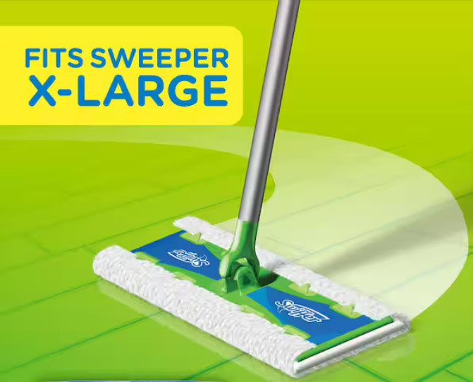 🧹 Swiffer XL Wet Mopping Cloth Refills 72 Ct Fresh Scent Case 🌿