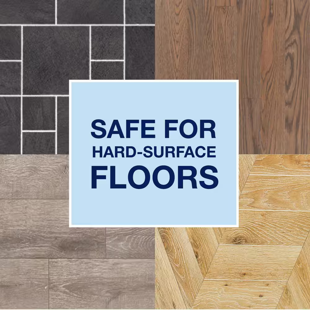 17 In. Microfiber Sweeping Pad for Multi-Surface Floors (2-Pack)
