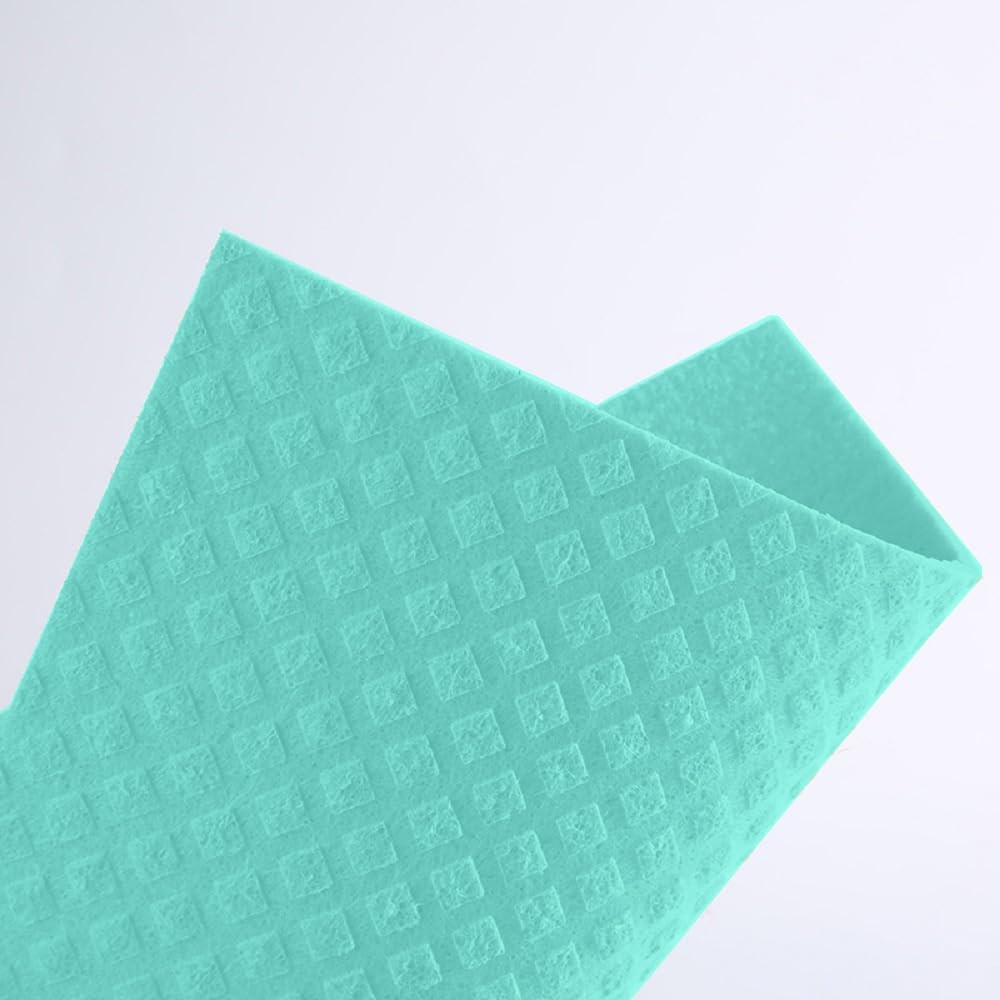 Reusable Cleaning Cellulose Sponge Cloths Absorbent Wipes Clean Kitchen Car Dish