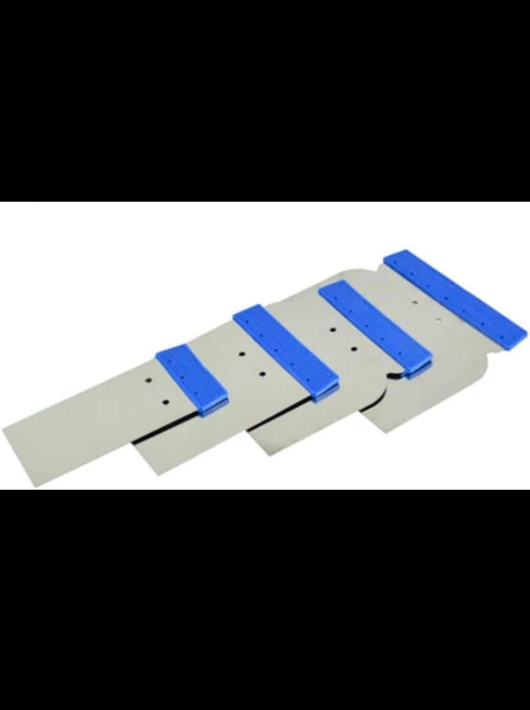 Metal Body Filler Scraper Stainless Steel spreaders Set 4pcs 50/80/100/120 mm fo
