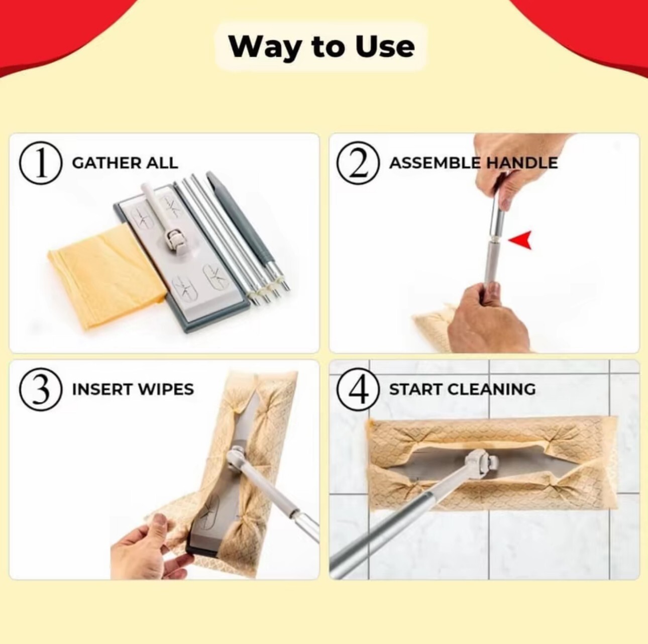 Refill Wet Tissue for Disposable Tissue Mop