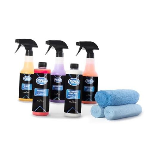 16 oz Vehicle Detailing Kit – All-in-One Cleaner & Protectant Set for Cars,
