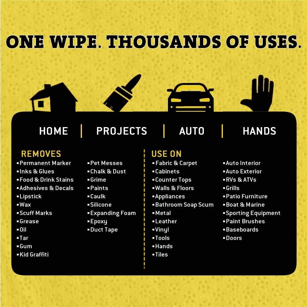 Heavy-Duty 10″ x 12″ Size Multi-Surface Cleaning Wipes, 10″ x 12″ wipes Per C…