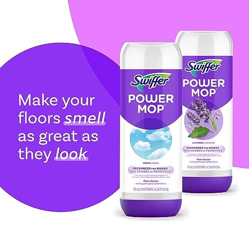 Floor Cleaner Solution Refills 2 Pack 25.3 oz Fresh Scent Compatible PowerMop