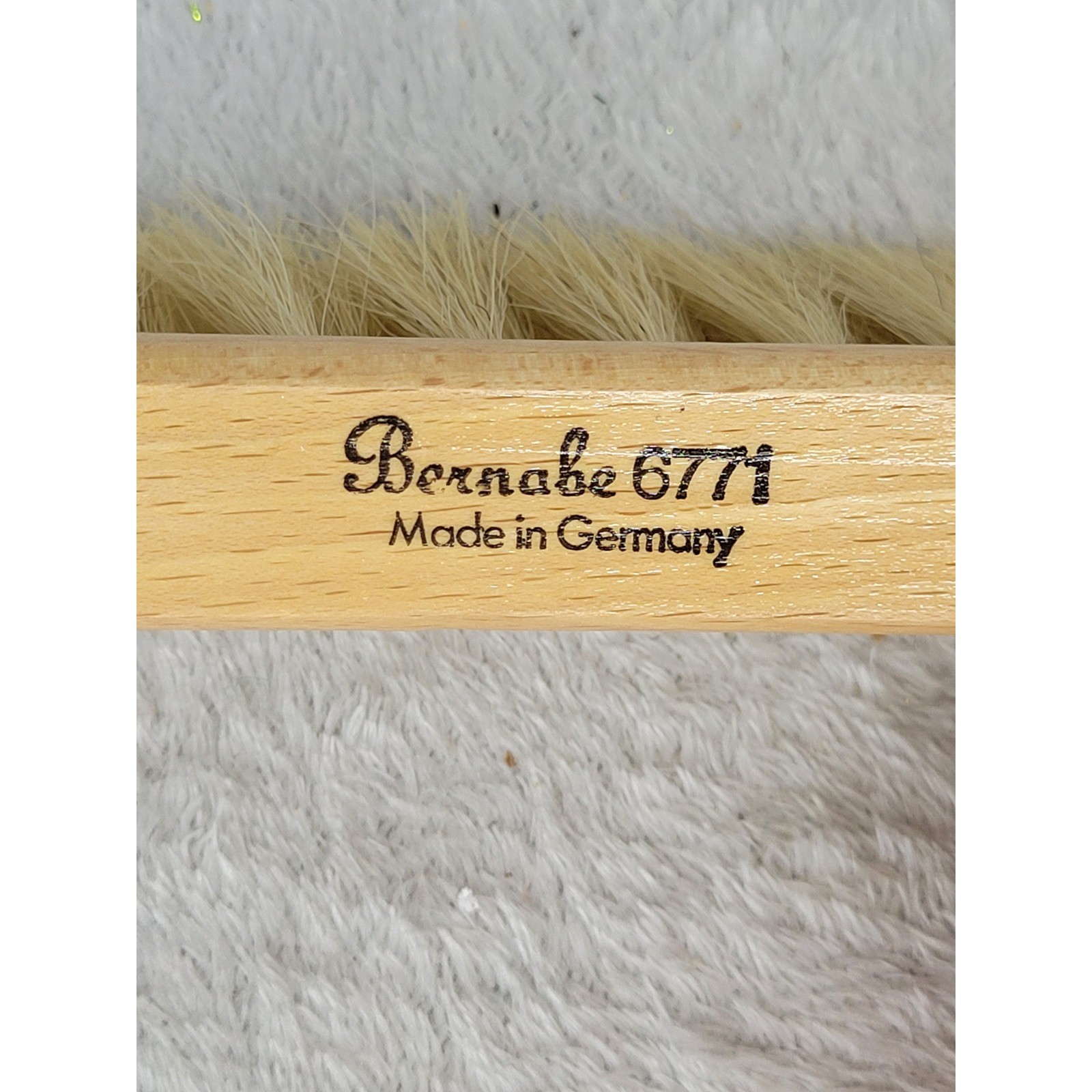 Bernabe 6771 Brush Made in Germany Wood Handle Bristle Soft Cleaning Tool