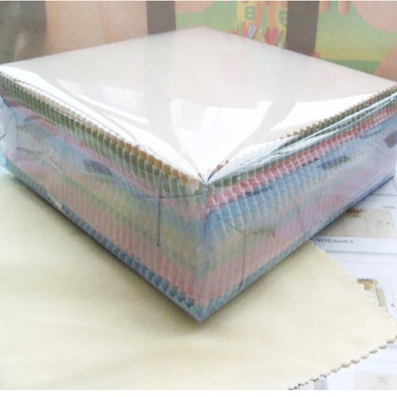 100pcs Microfiber Glasses Cleaning Cloth Wipe Glasses Lenses Clean Dust 5″×5″