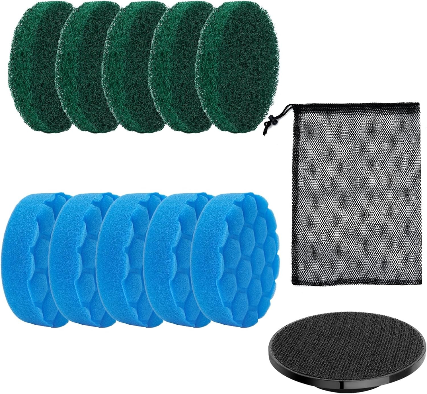 Electric Spin Scrubber Replacement Brush Heads Set, 10 Piece Replacement Brus…