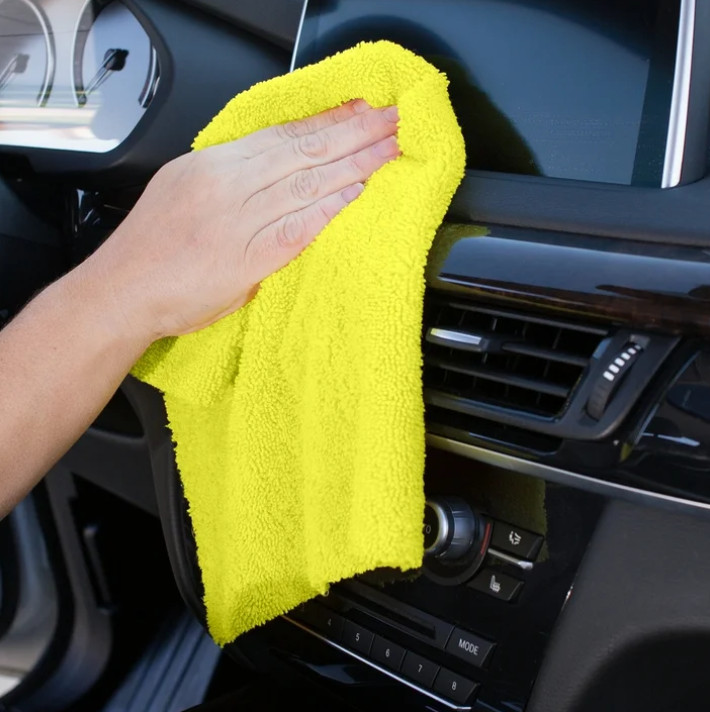 Auto Drive Multipurpose Microfiber Towels 14″” x 14″” Multicolor 30 Pack