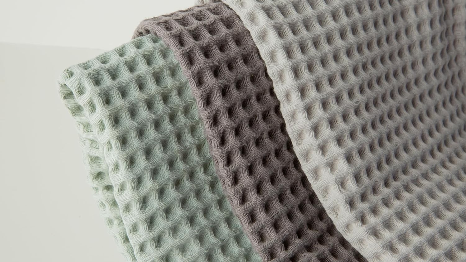 Waffle Cotton Bath Towels-100% Turkish Cotton, Quick Dry, Ultra Soft, Premium