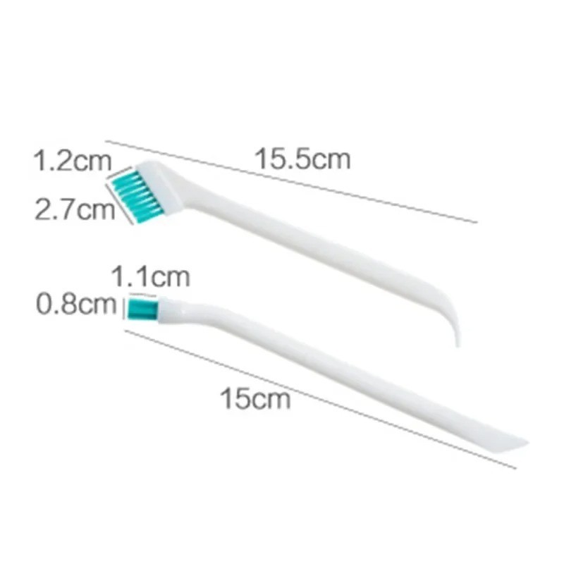 2pcs Long Handle Gap Cleaning Brush Set Baby Bottle Cleaner Tools – NEW