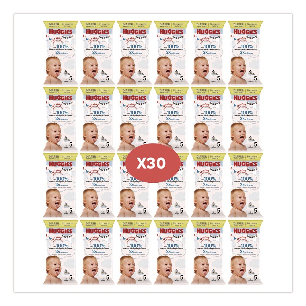 Huggies 57031 Size 5 Over 27 lbs Snug and Dry – Disney Design (30/CT) New