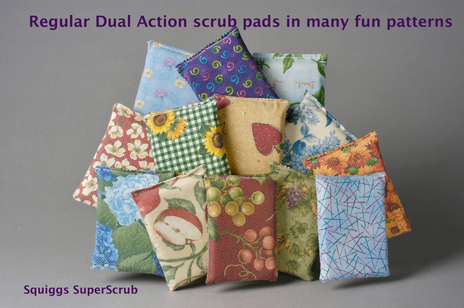 24 Bulk Pack SuperScrub Regular Dual Action Pads Non Scratch Artsy Fun Lot