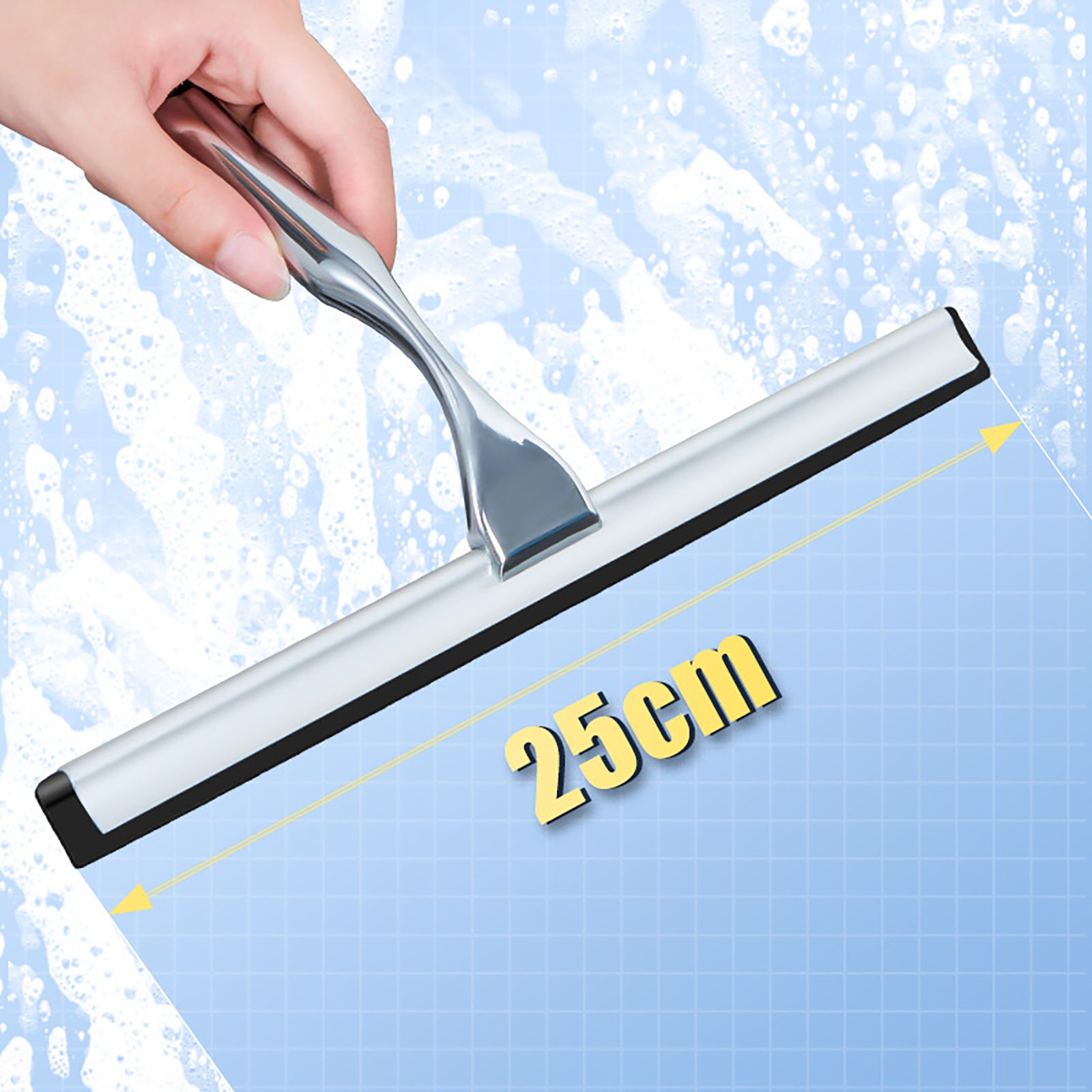 25 * 18cm Glass Wiper Glass Cleaning Wiper Portable Replacement Accessories