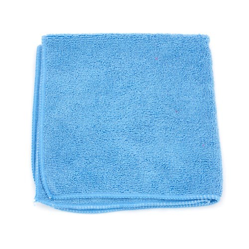 60-PACK AUTO POLISHING TOWELS MICROFIBER CLEANING CLOTH Blue 16×16 in.