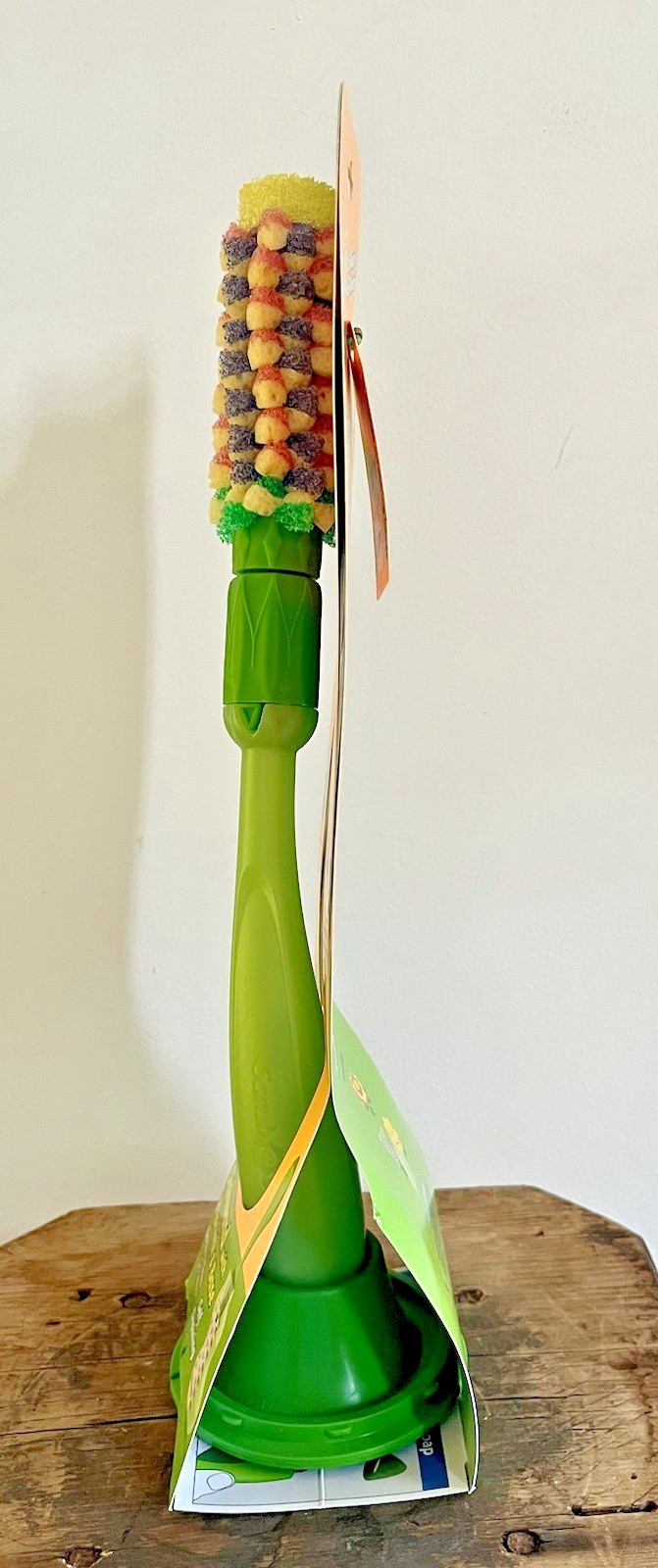 New Scrub Daisy Daddy Hyacinth & Base Dishwand System Bottle Glass Scrubber