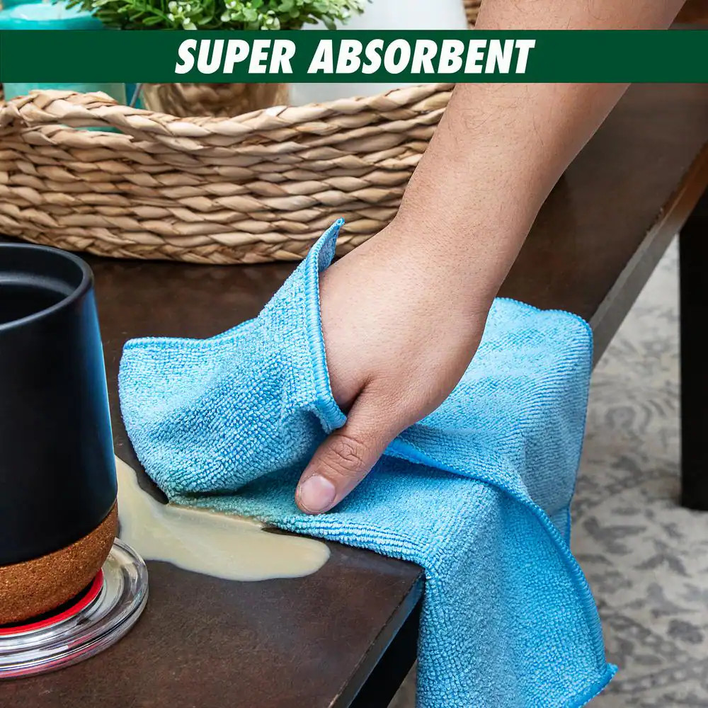 Libman Microfiber Cleaning Cloth Towels 24 Pack 14×14 Lint Free All Purpose