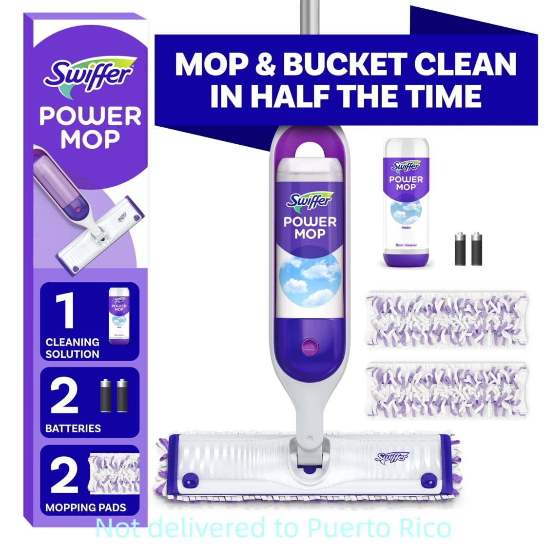 Swiffer Power Mop Set, Tile/Vinyl/Laminate/Wood Cleaner