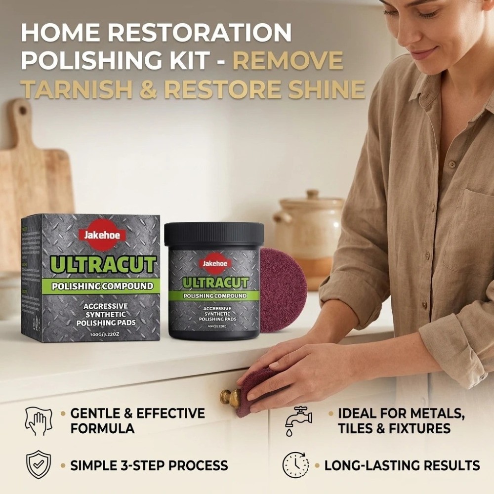 1-3SET 2026 New Ultracut Polish 100G Surface Restoration Compound With Pad~USA