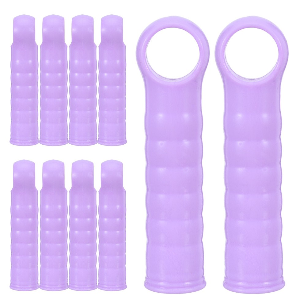 10 Pcs Mop Handle Cover Pole Replacement Broomstick Grip End Cap