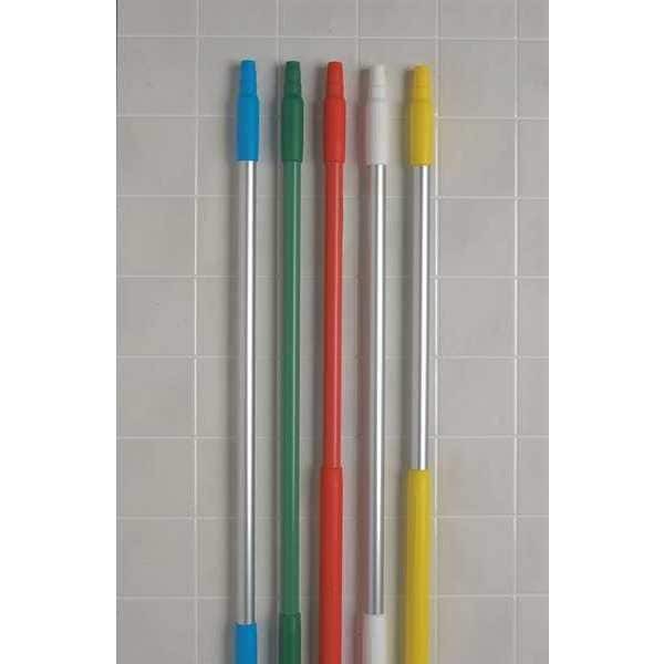 Vikan 29354 51″ Color Coded Handle, 1 1/4 In Dia, Red, Aluminum