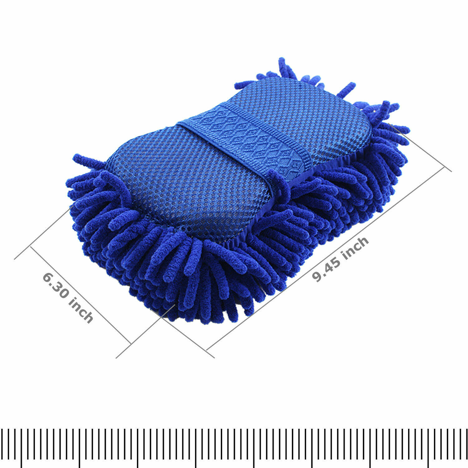 Car Hand Wash Towel Microfiber Washing Gloves Coral Sponge Cleaning Tool