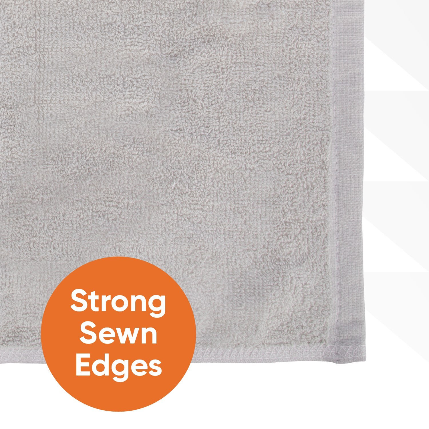Superio 100% Cotton Terry Cloth 16″ Cleaning Rags, Facial Washcloths, 6 pack