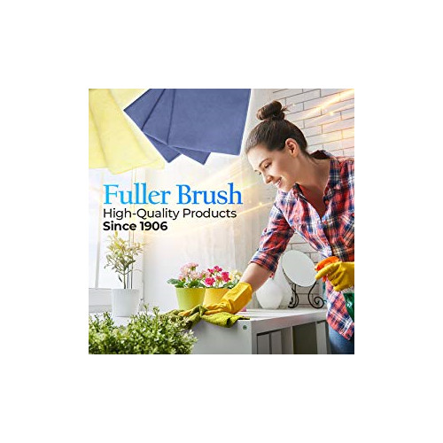 Fuller Brush Shine Bright Window Mirror Glass Microfiber Cleaning Cloths Large