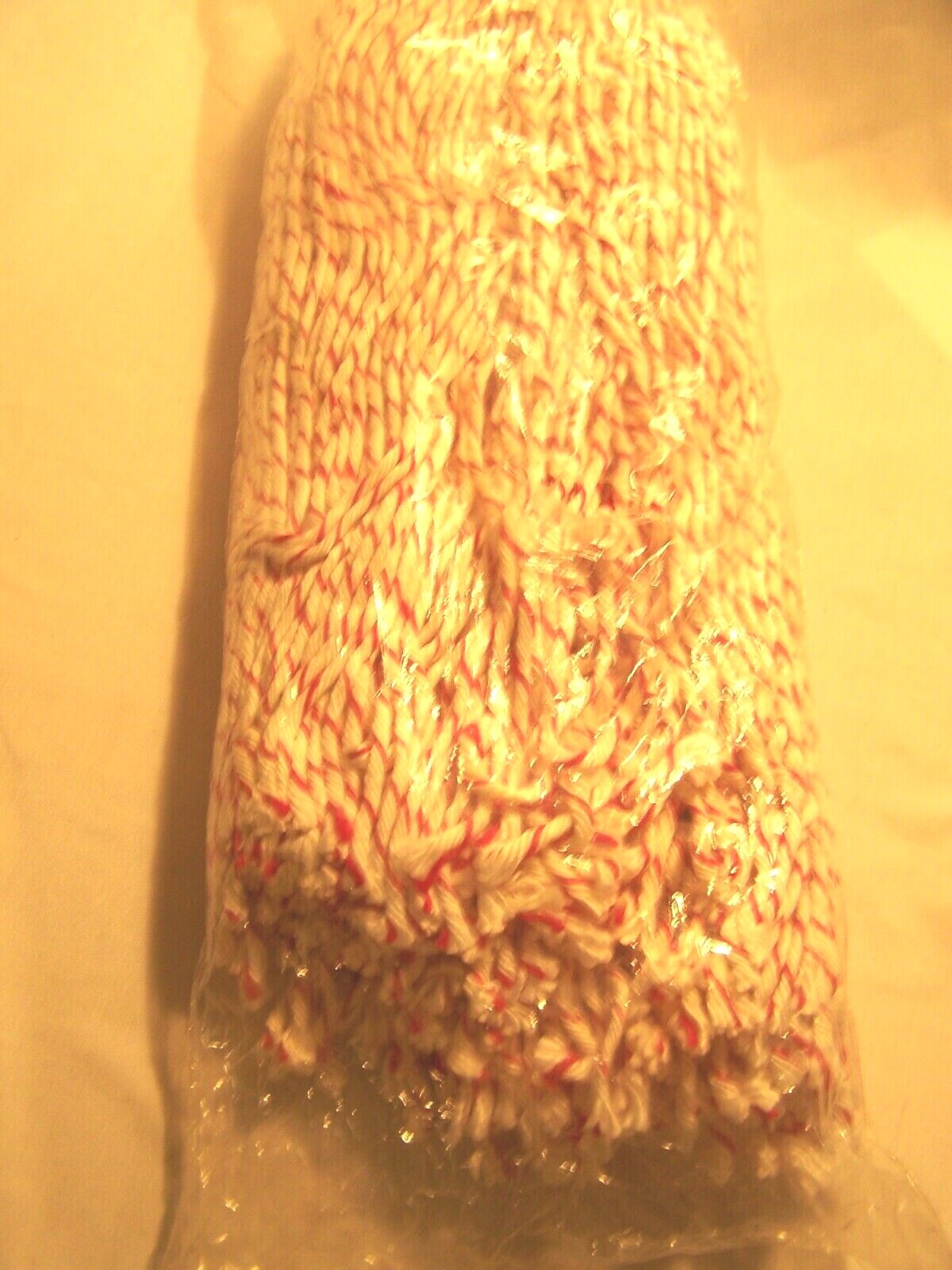 Vintage Red and White Mop Head Red Tiger Super Thirsty