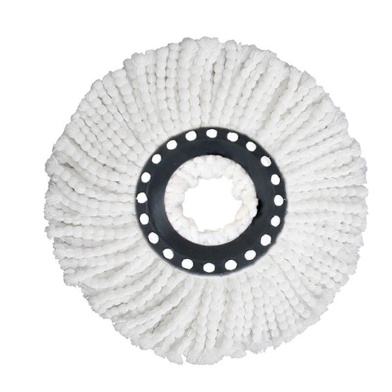 12 Pack 360° Spin Magic Mop Replacement Head Round Shape Standard Size Microfibe