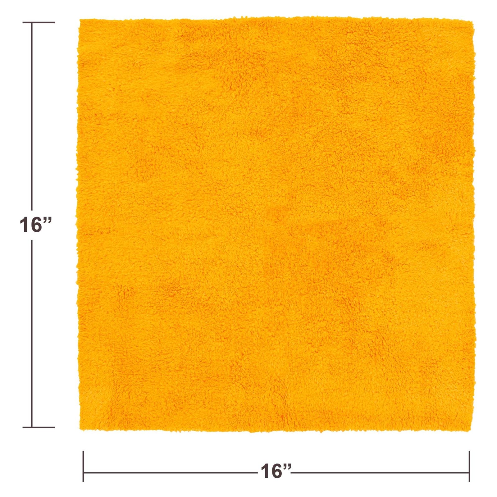 Extra Absorbent Ultra Plush 500GSM Edgeless Microfiber Towels 16×16 Inch 6-