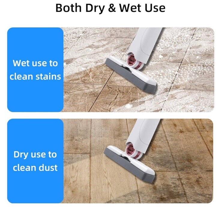 Portable Self-Squeeze Mini Mop, Quick Clean Small Mini Mop, Strong Absorbent